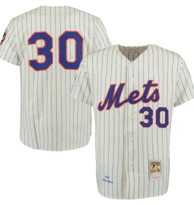 New York Mets Nolan Ryan Cream 1969 Throwback Jersey