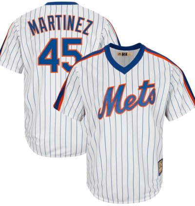 New York Mets Pedro Martinez White Throwback Pullover Jersey