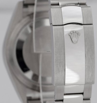 Rolex Sky-dweller New Papers Rolex Sky-dweller Blue 18k Fluted 42mm Steel Watch Oyster 326934 Box