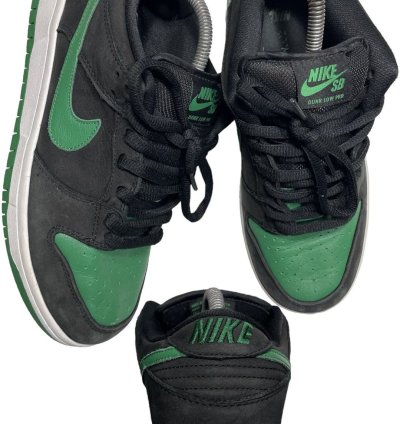 Nike Sb Dunk Low Pro - Pack Black Pine Green