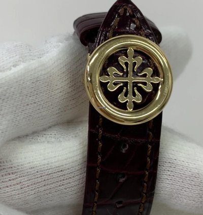 Patek Philippe Perpetual Calendar Grand Complications 38mm Yg - White Dial - Strap 5159j-001