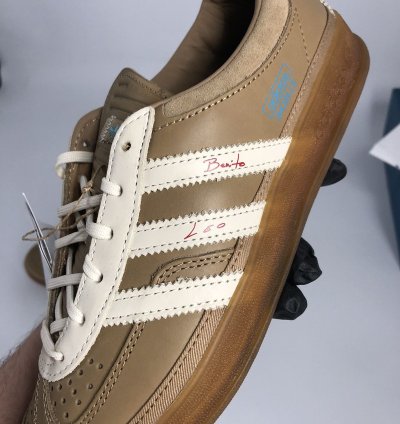 Adidas Bad Bunny Lionel Messi Gazelle Brown Shoe Sneakers