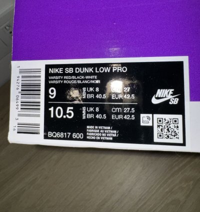 Nike Sb Dunk Low Pro -pack Chicago 2024 42 5 Eu