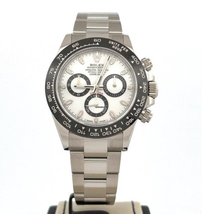 Rolex Daytona Steel 40mm Panda White Dial Ceramic Bezel New Unworn 2023