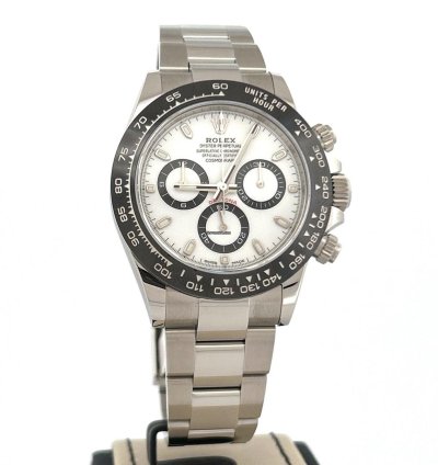Rolex Daytona Steel 40mm Panda White Dial Ceramic Bezel New Unworn 2023