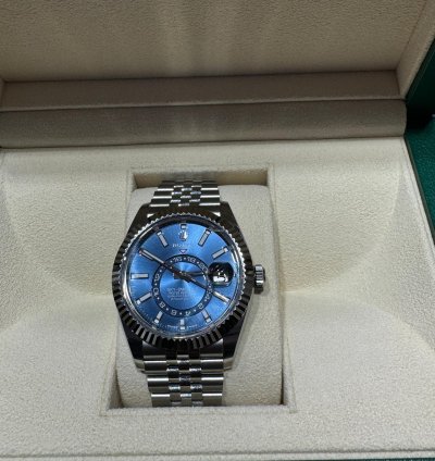 Rolex Sky-dweller New Release 336934 Sky-dweller Blue Dial Stainless Steel 42mm Jubilee Bracelet