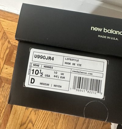 Joe Freshgoods New Balance - 1998 Intro 990v4