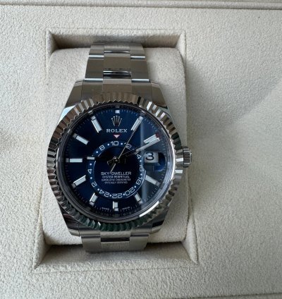 Rolex Sky-dweller New Rolex Sky Dweller Blue Oyster