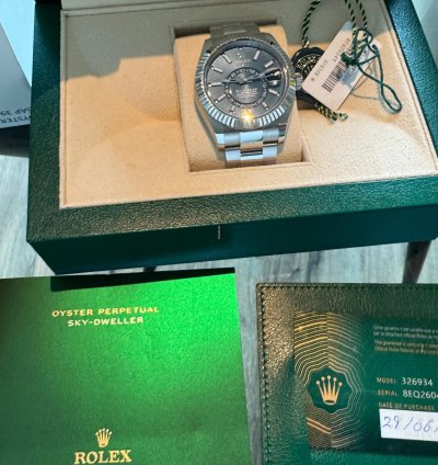 Rolex Sky-dweller New Rolex Sky Dweller Blue Oyster