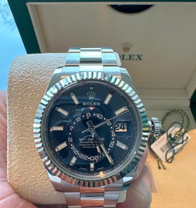 Rolex Sky-dweller New Rolex Sky Dweller Blue Oyster