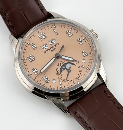 Patek Philippe Perpetual Calendar Grand Complications 5320g-011 Perpetual Calendar White Gold Salmon Dial 2022