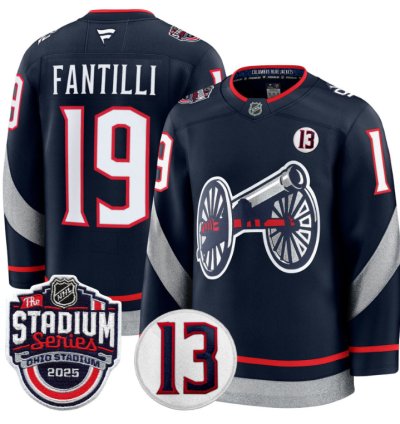 Men Adam Fantilli Jersey 19 Columbus Blue Jackets 2025 Stadium Series Stitched