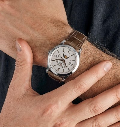 Patek Philippe Perpetual Calendar Grand Complications 5496p-015 Perpetual Calendar Moon Phases Platinum Silver Dial 2018