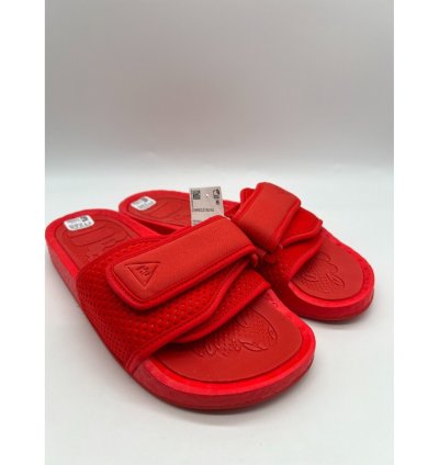 Adidas Boost Slide Pharrell Active Red Fy6140 Men Size 7
