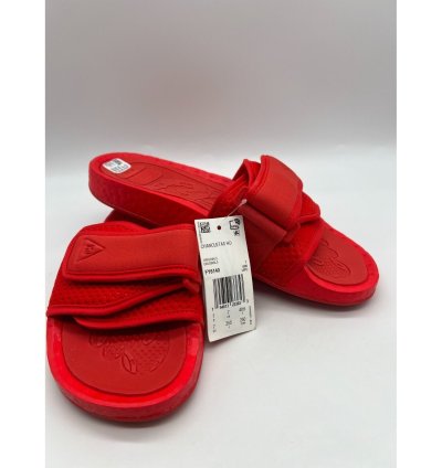 Adidas Boost Slide Pharrell Active Red Fy6140 Men Size 7
