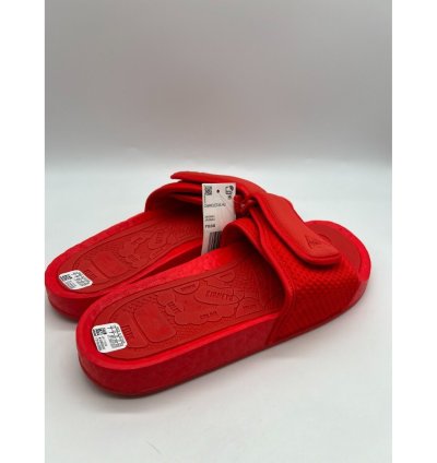 Adidas Boost Slide Pharrell Active Red Fy6140 Men Size 7