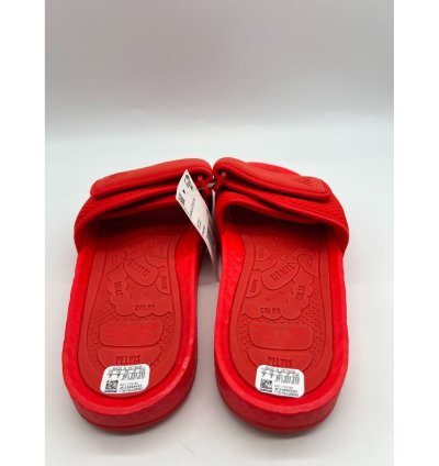 Adidas Boost Slide Pharrell Active Red Fy6140 Men Size 7