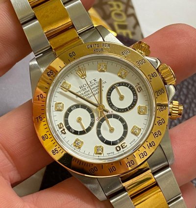 Rolex Daytona Steel Gold 6 Inverted Like New
