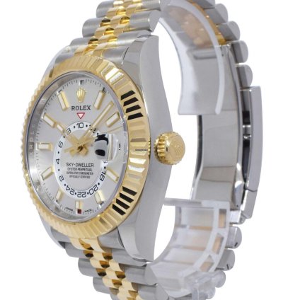 Rolex Sky-dweller New Rolex Sky-dweller White Dial 18k Yg Steel 42mm Watch 22 326933