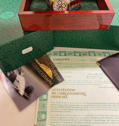 Rolex Daytona Steel Gold 6 Inverted Like New