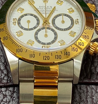 Rolex Daytona Steel Gold 6 Inverted Like New