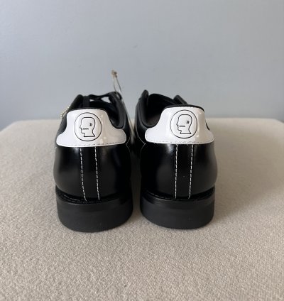 Adidas Brain Dead Bowling Shoes In Black Leather