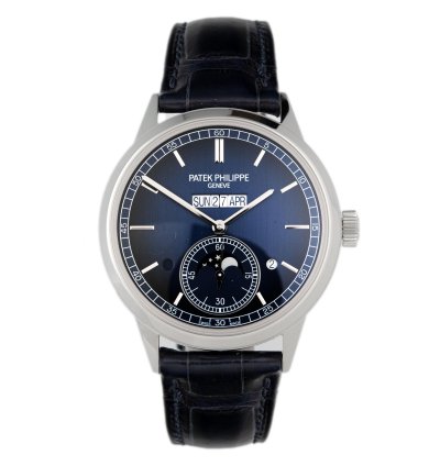 Patek Philippe Perpetual Calendar Grand Complications In-line Perpetual Calendar Platinum Blue Dial 41mm 5236p-001 Full Set