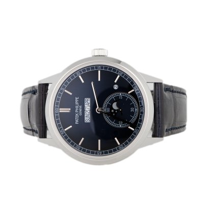 Patek Philippe Perpetual Calendar Grand Complications In-line Perpetual Calendar Platinum Blue Dial 41mm 5236p-001 Full Set