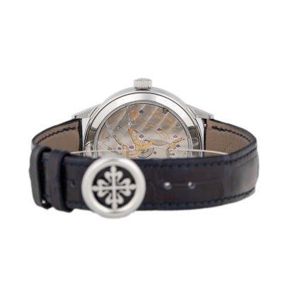 Patek Philippe Perpetual Calendar Grand Complications In-line Perpetual Calendar Platinum Blue Dial 41mm 5236p-001 Full Set
