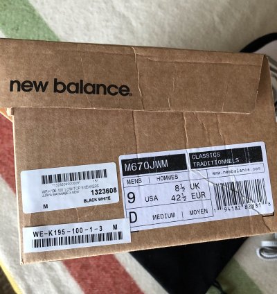 Junya Watanabe Comme Des Gar Ons New Balance 670