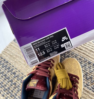 Nike Sb Dunk Low Pro City Of Cinema Skate Shoes Very Rare