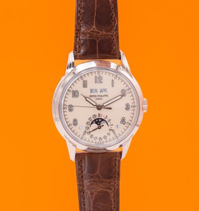 Patek Philippe Perpetual Calendar Grand Complications Perpetual Calendar 40mm 5320g-001 White Gold Cream 2017