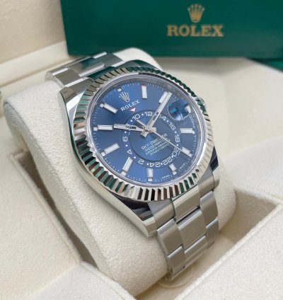 Rolex Sky-dweller New Sky-dweller Blue Dial 326934 Oyster Bracelet 42mm Stainless Steel Watch