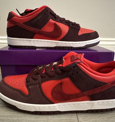 Nike Sb Dunk Low Pro Fruity Pack Cherry Crush Team Red Sz 12