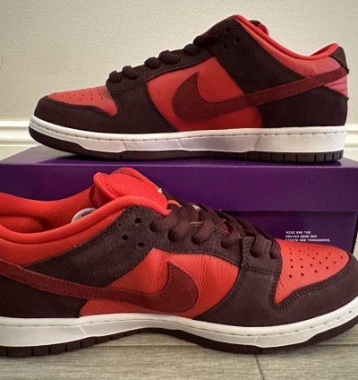 Nike Sb Dunk Low Pro Fruity Pack Cherry Crush Team Red Sz 12