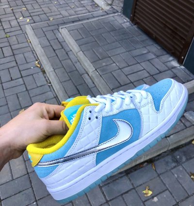 Nike Sb Dunk Low Pro Ftc Lagoon Pulse