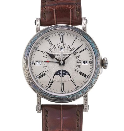 Patek Philippe Perpetual Calendar Grand Complications Perpetual Calendar 5160g-001 Belt Not Included