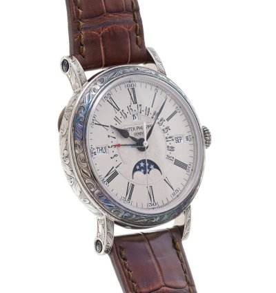Patek Philippe Perpetual Calendar Grand Complications Perpetual Calendar 5160g-001 Belt Not Included