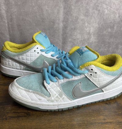 Nike Sb Dunk Low Pro Ftc Lagoon Pulse Size 10 Dh7687-400 Men
