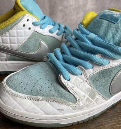Nike Sb Dunk Low Pro Ftc Lagoon Pulse Size 10 Dh7687-400 Men