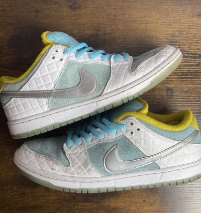 Nike Sb Dunk Low Pro Ftc Lagoon Pulse Size 10 Dh7687-400 Men