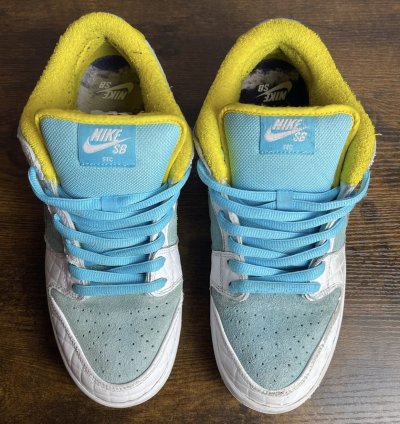 Nike Sb Dunk Low Pro Ftc Lagoon Pulse Size 10 Dh7687-400 Men