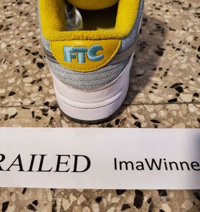 Nike Sb Dunk Low Pro Ftc Pulse Lagoon - Dh7687-400