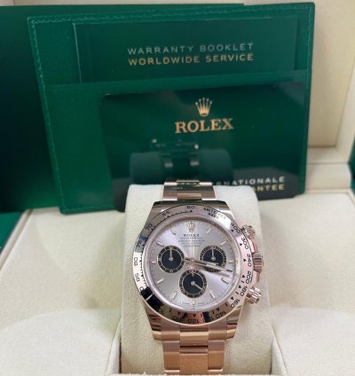 Rolex Daytona Sundust And Black Index Dial Oyster Bracelet 126505