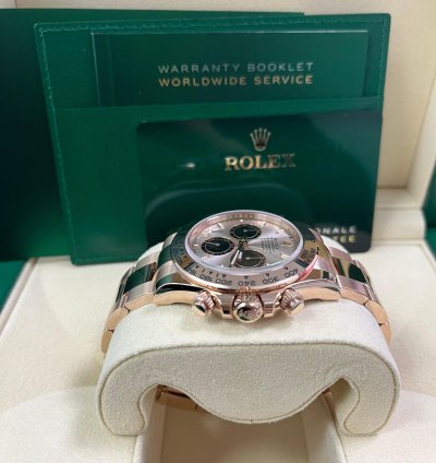 Rolex Daytona Sundust And Black Index Dial Oyster Bracelet 126505