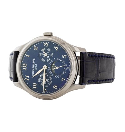 Patek Philippe Perpetual Calendar Grand Complications Perpetual Calendar White Gold Blue Dial 39mm 5327g Full Set