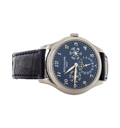 Patek Philippe Perpetual Calendar Grand Complications Perpetual Calendar White Gold Blue Dial 39mm 5327g Full Set