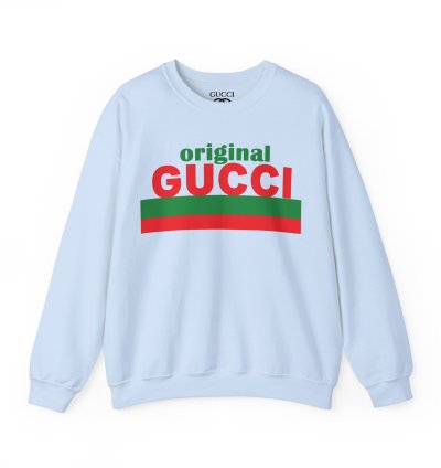 Gucci Light Blue Sweatshirt - Size Usa