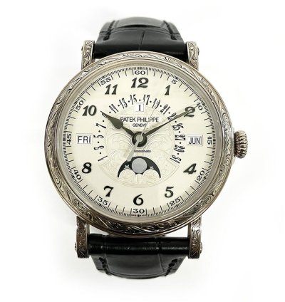 Patek Philippe Perpetual Calendar Grand Complications Perpetual Calendar White Gold White Dial 5160 500g-001