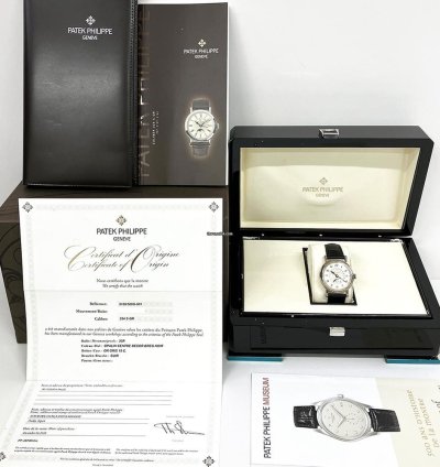 Patek Philippe Perpetual Calendar Grand Complications Perpetual Calendar White Gold White Dial 5160 500g-001